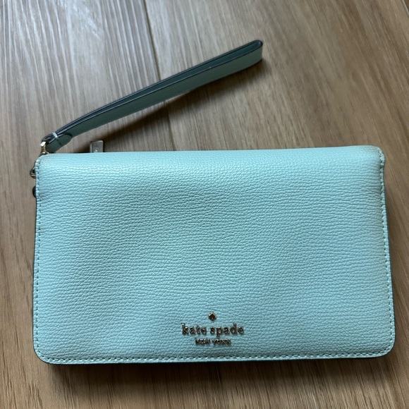 Kate Spade Light Blue Wristlet